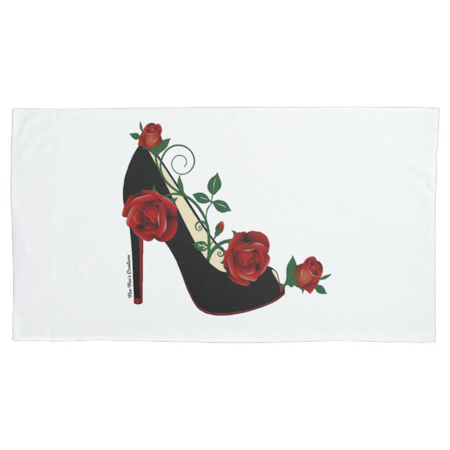 King Pillowcase - Stiletto Rose (Front)
