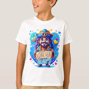 King Pirate Birthday Kids Gifts Illustration T-Shirt