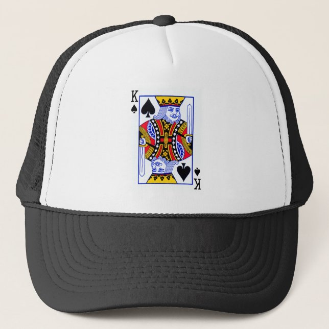 King Playing Card Trucker Hat (Front)