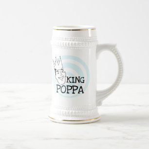 King Poppa T-shirts and Gifts Beer Stein