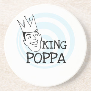 King Poppa T-shirts and Gifts Coaster