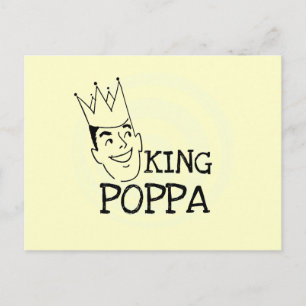 King Poppa T-shirts and Gifts Postcard