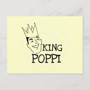 King Poppi T-shirts and Gifts Postcard