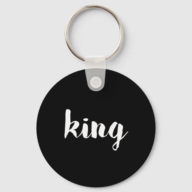 King Print Key Ring (Front)
