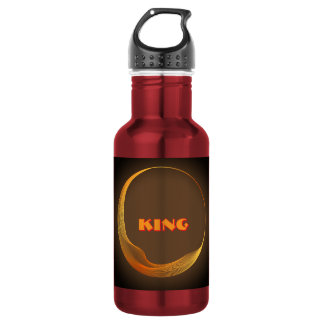 KING Print Moon-inspired Logo Red Colour Perfect 532 Ml Water Bottle