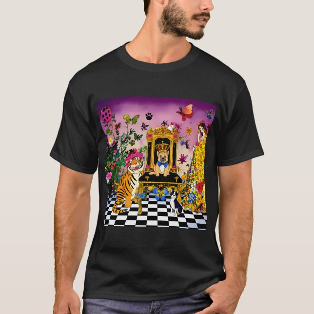 King Pugs Birthday T-Shirt (Front)