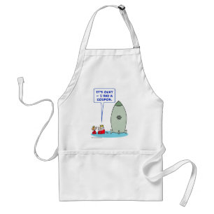 king queen bomb atomic coupon standard apron