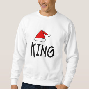 King & Queen Couple Matching Christmas Sweatshirt