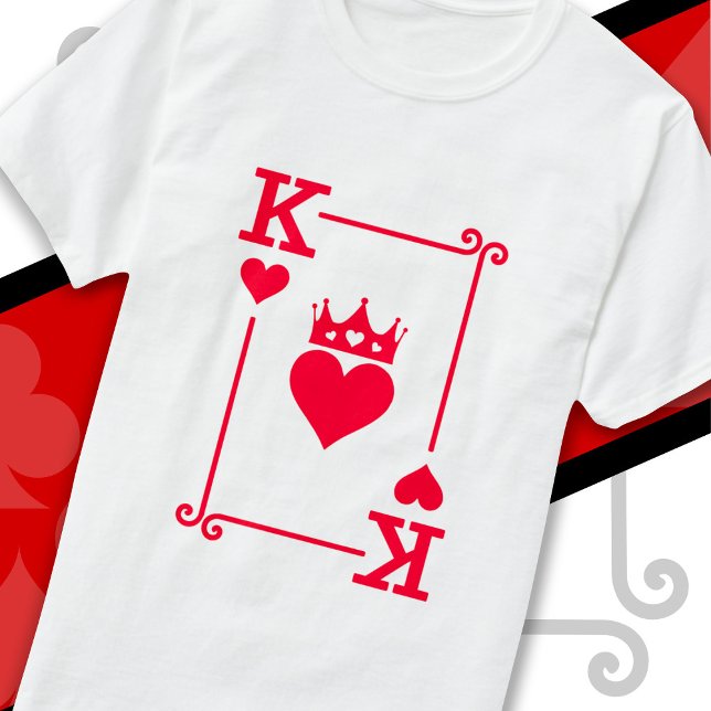 King & Queen Hearts Matching Couple King of Hearts T-Shirt (Creator Uploaded)