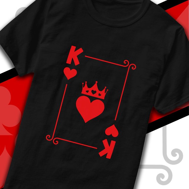 King Queen Matching Couple Costume King of Hearts T-Shirt (Creator Uploaded)