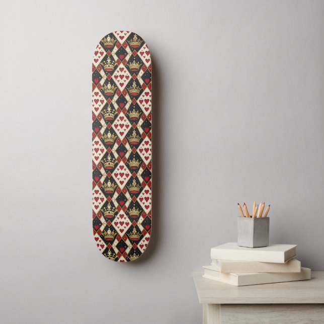 King & Queen of Hearts Skateboard (Wall Art)