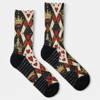 King & Queen of Hearts Socks