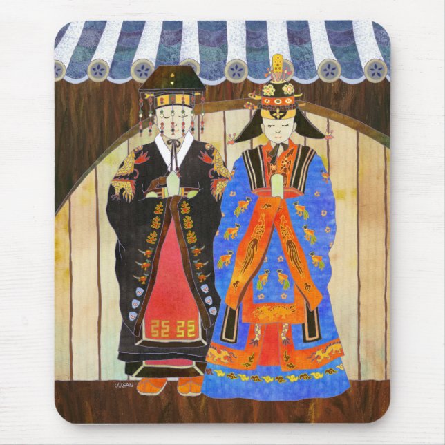 King & Queen's Wedding Mousepad (Front)