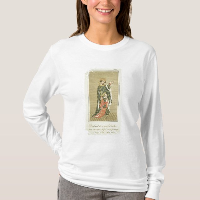King Richard II (1367-1400) with his father Edward T-Shirt (Front)