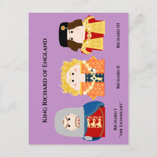 King Richard of England postcard