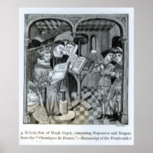 King Robert II  son of Hugh Capet Poster