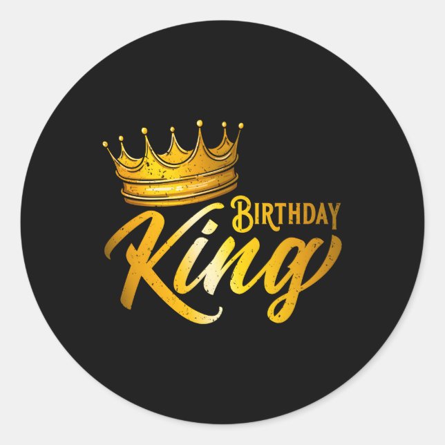 King S Classic Round Sticker (Front)