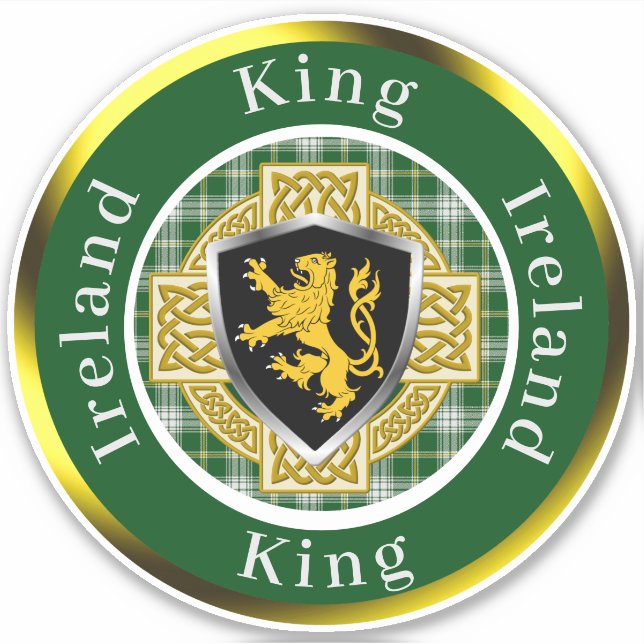 King Shield & Celtic Cross Personalised (Front)