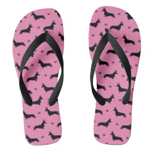 King Short Hair Dachshund - pattern 1 Jandals