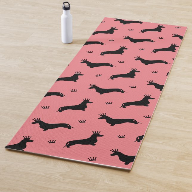 King Short Hair Dachshund - pattern 1 Yoga Mat (In Situ)