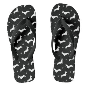 King Short Hair Dachshund - pattern 2 Jandals