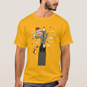 King Sock Monkey Tee – Royal Mischief in Style