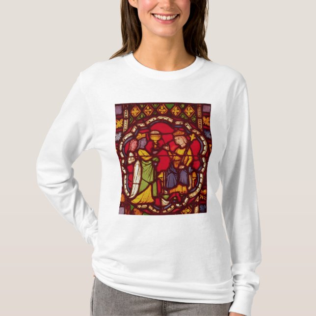 King Solomon and the Queen of Sheba, c.1270 T-Shirt (Front)