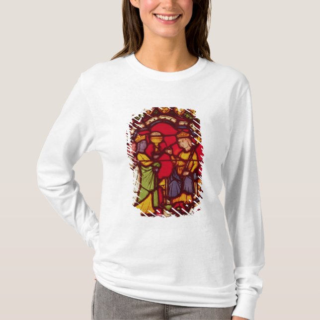 King Solomon and the Queen of Sheba, c.1270 T-Shirt (Front)