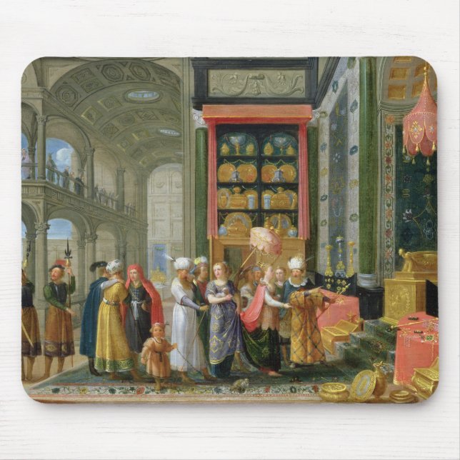 King Solomon and the Queen of Sheba Mouse Pad (Front)