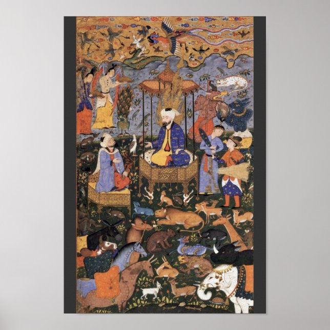 King Solomon By Persischer Meister Poster (Front)