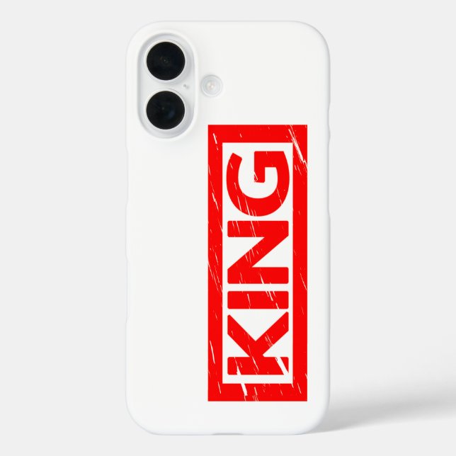 King Stamp Case-Mate iPhone Case (Back)