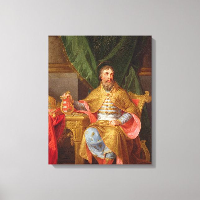 King Stephen Canvas Print (Front)