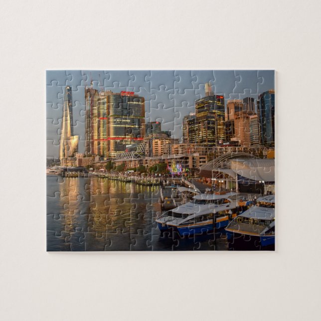 King Street Wharf in Sydney Australia Jigsaw Puzzle (Horizontal)