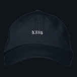 KING Stylish Navy Colour adjustable strap provides Embroidered Hat<br><div class="desc">Embrace your inner royalty with this navy cotton cap,  featuring "King" embroidered on the front. The adjustable strap provides a snug,  comfortable fit.</div>