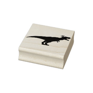 King T-Rex Rubber Stamp
