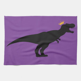 King T-Rex Tea Towel