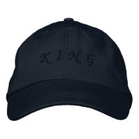 KING text Navy colour black text Stunning Looking