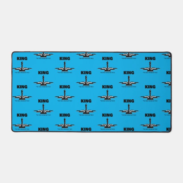 King The Most Important Piece  Desk Mat (Front)