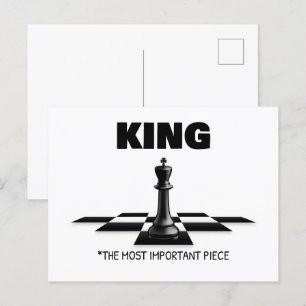 King The Most Important Piece  Postcard