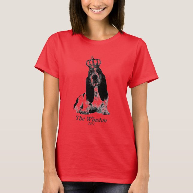 King The Winston Burnout T-Shirt (Front)