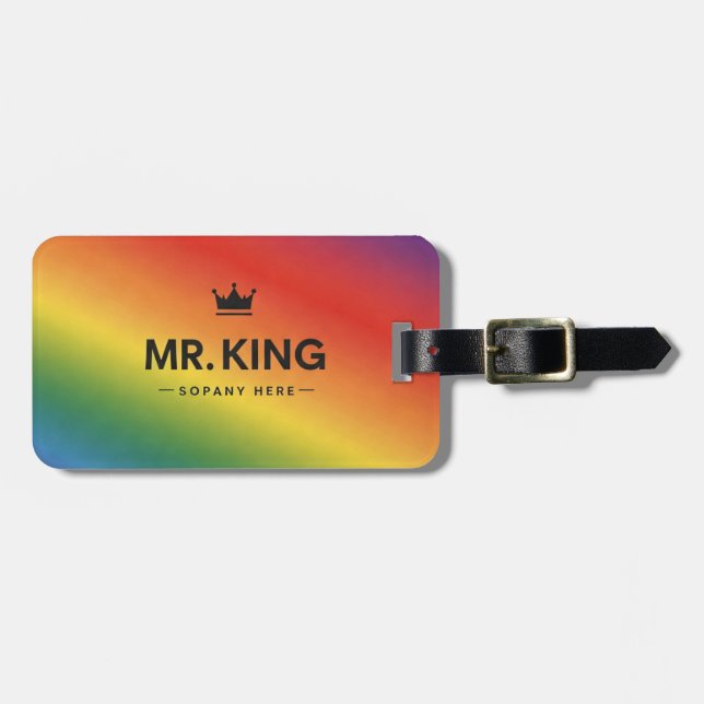 King Themes Business card Luggage Tag (Front Horizontal)