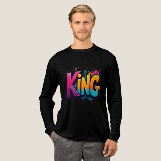 King  Tri-Blend shirt (Full Front)
