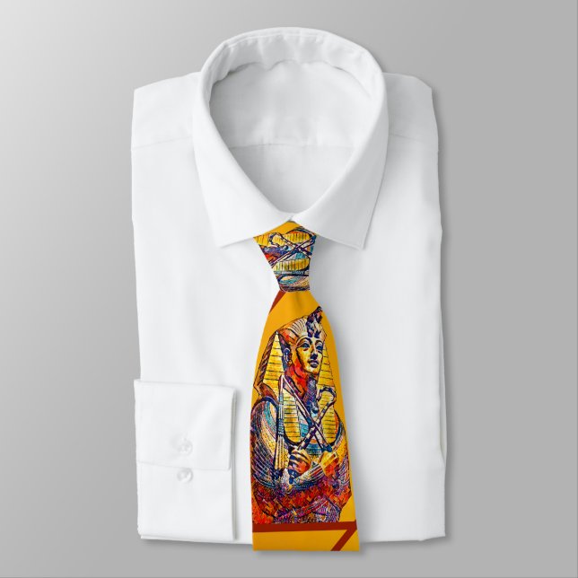 King Tut  توت عنخ آمون Necktie (Tied)