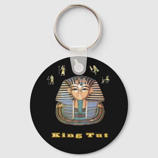 King Tut and Egypt Key Ring (Front)