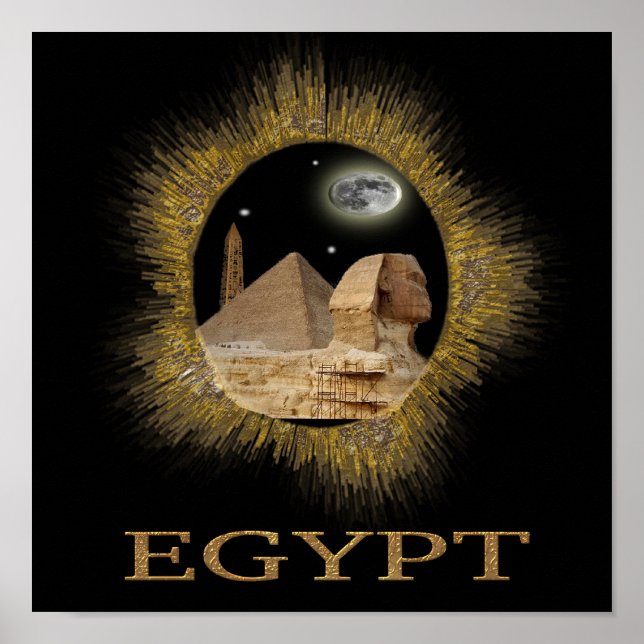 King Tut and Egypt Poster (Front)