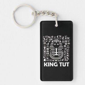 King tut pharaoh egyptian Hieroglyphic Alphabet Key Ring