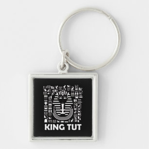 King tut pharaoh egyptian Hieroglyphic Alphabet Key Ring