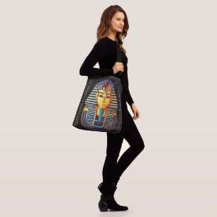 King Tutankhamun Ancient Egyptian Pharaoh Crossbody Bag