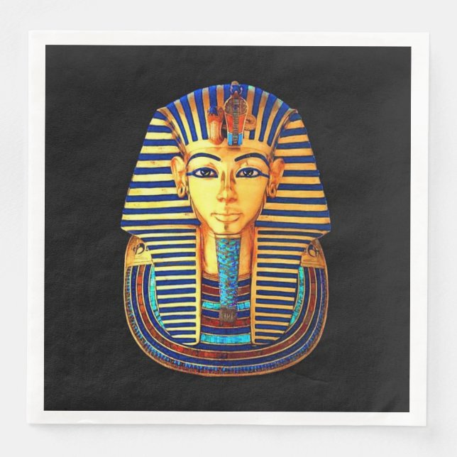 King Tutankhamun Ancient Egyptian Pharaoh Napkin (Front)