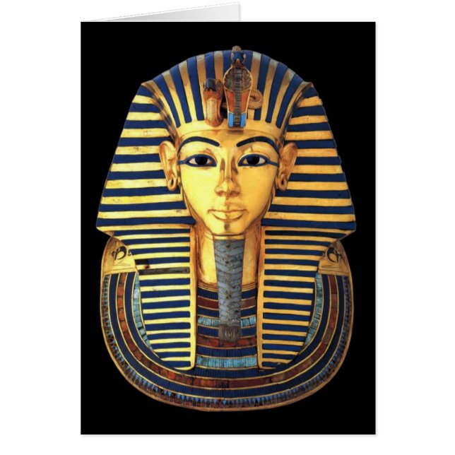 King Tutankhamun, Gold Mask, Egyptian Pharaoh (Front)